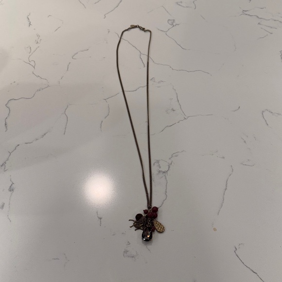 LOFT gold pendant tassel necklace - Picture 3 of 4